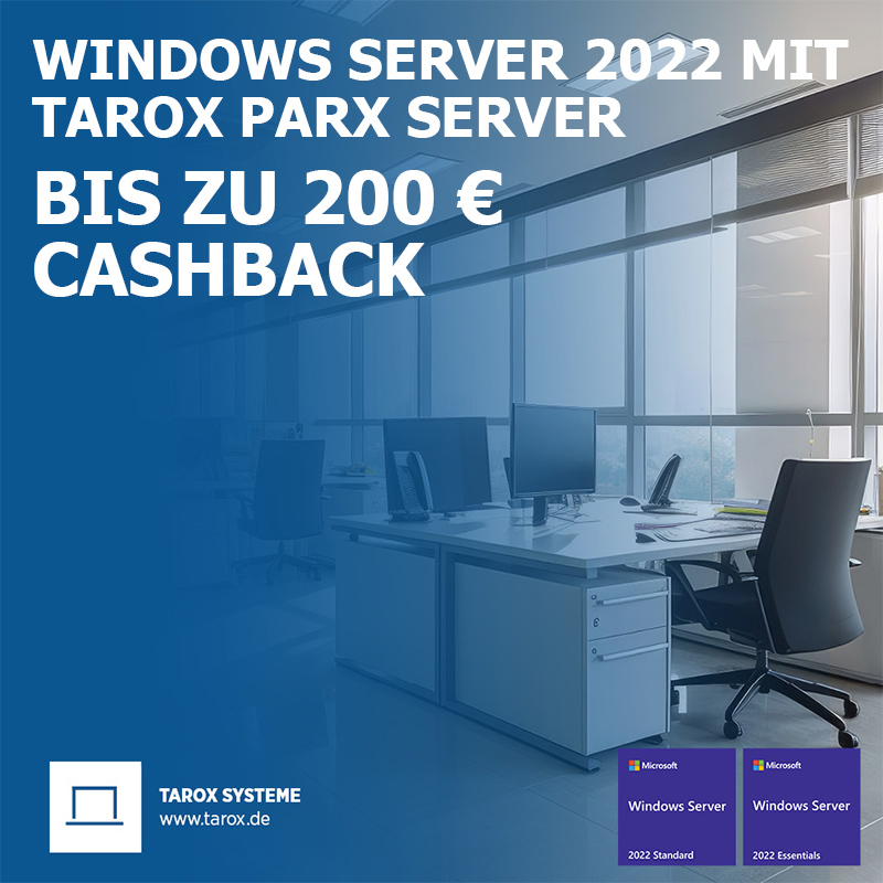 Windows Server 2022 mit TAROX ParX Server