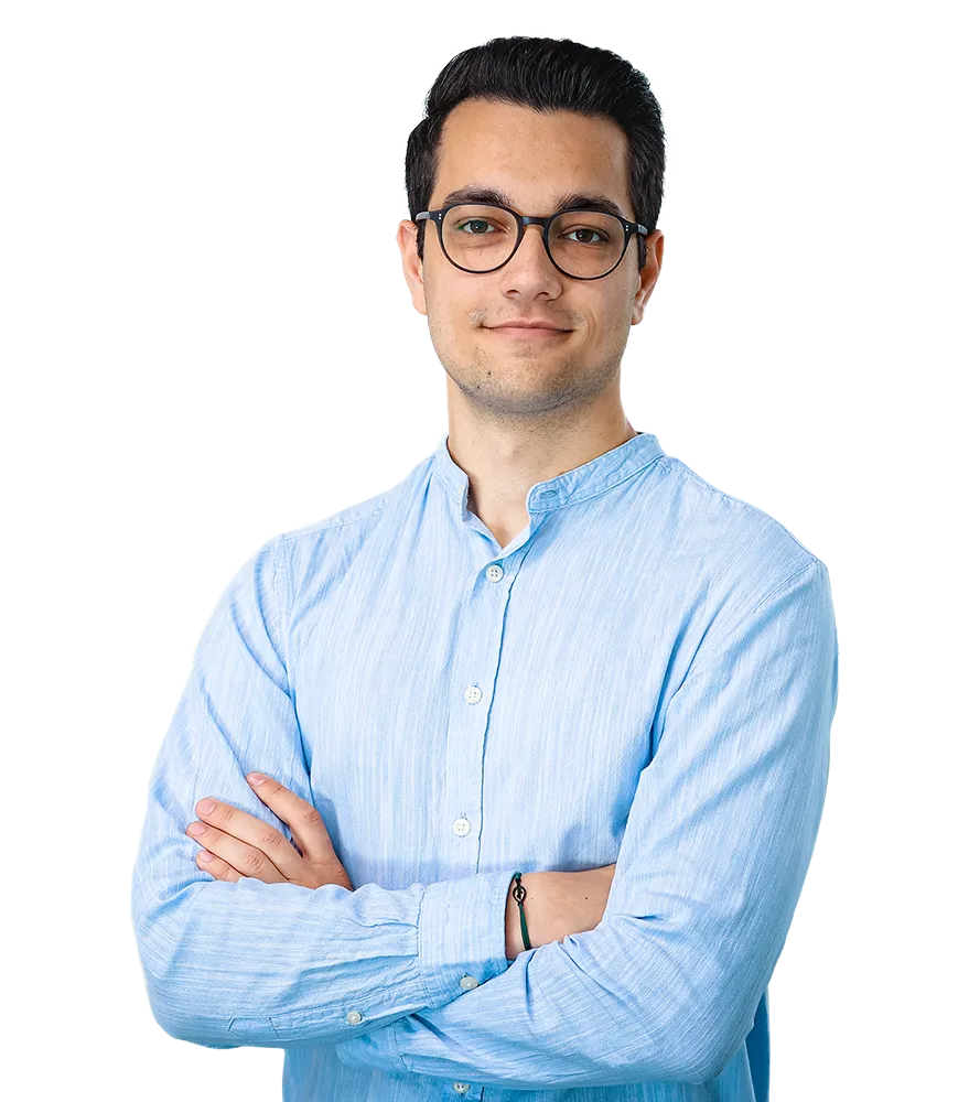 Portrait Julien Bubrecht - Teamleitung Rechenzentrum & Professional Services Portrait Julien Bubrecht - Teamleitung Rechenzentrum & Professional Services
